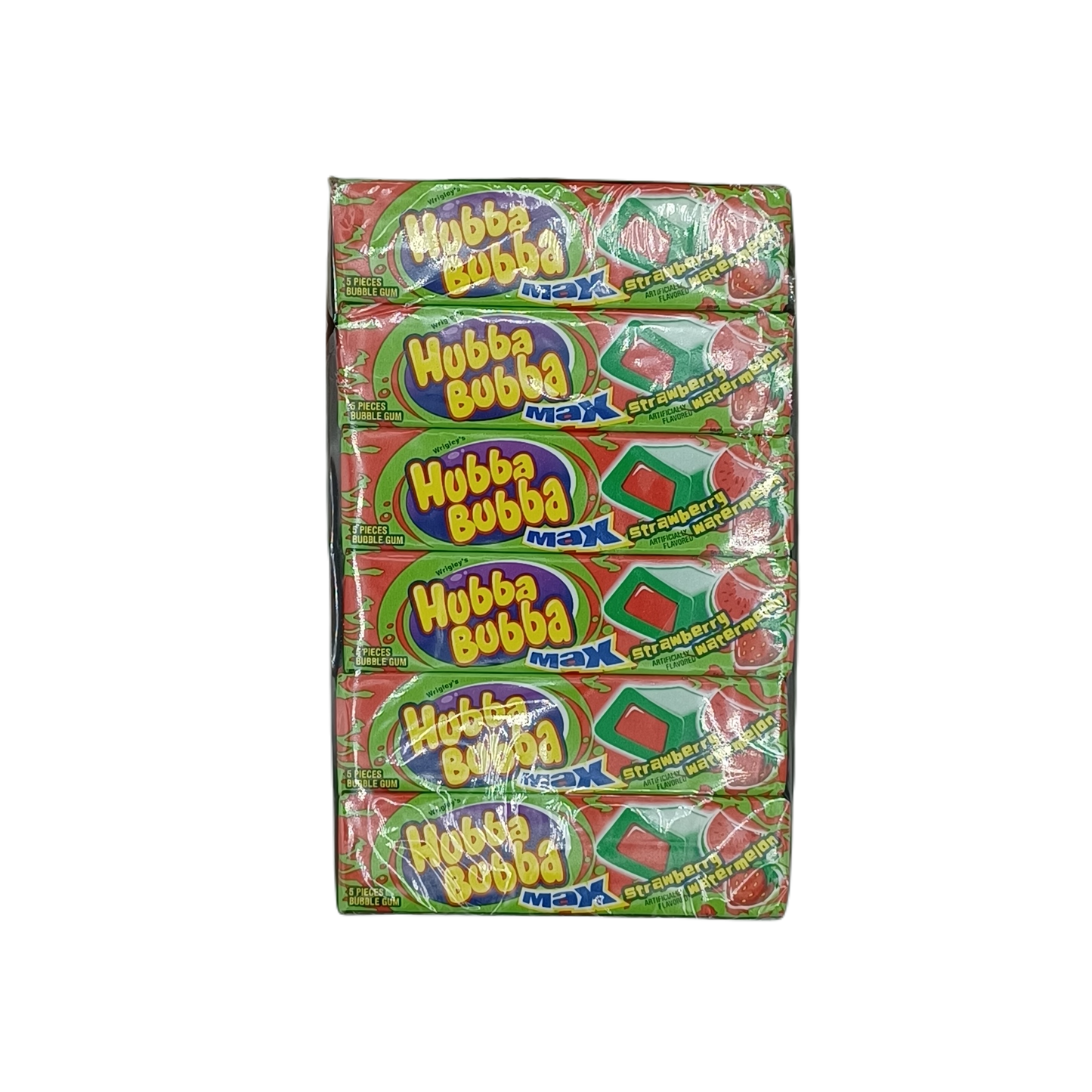 Hubba Bubba Straw Wmelon 18ct