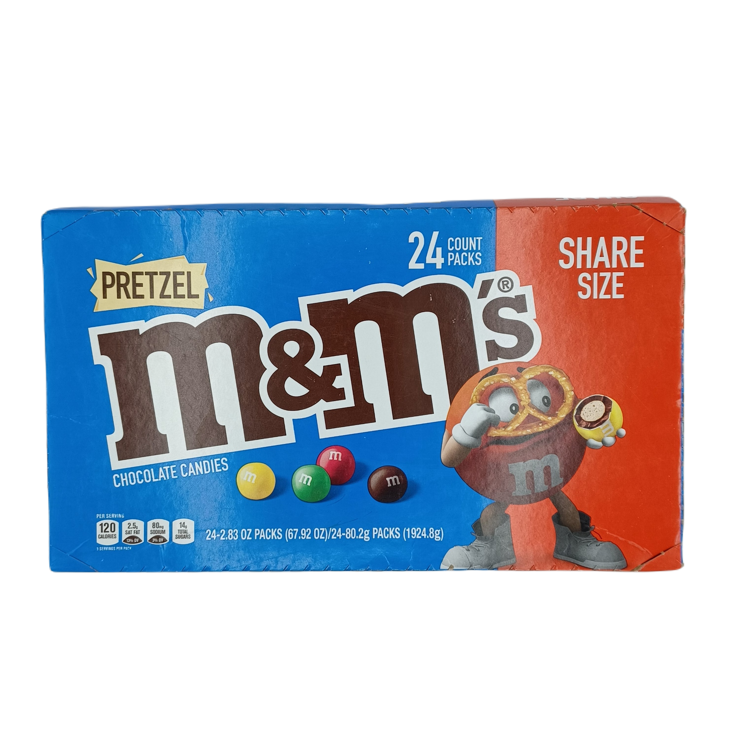 M&M's Pretzel Choc SS 24ct