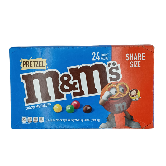 M&M's Pretzel Choc SS 24ct