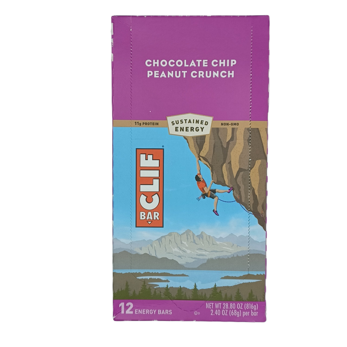 Clif Choc Chip Peanut Cru 12ct