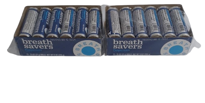 Breath Savers Peppermint 2/12ct