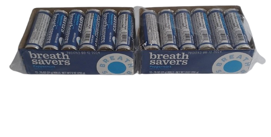 Breath Savers Peppermint 2/12ct