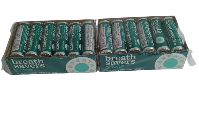 Breath Savers Wintergreen 2/12ct