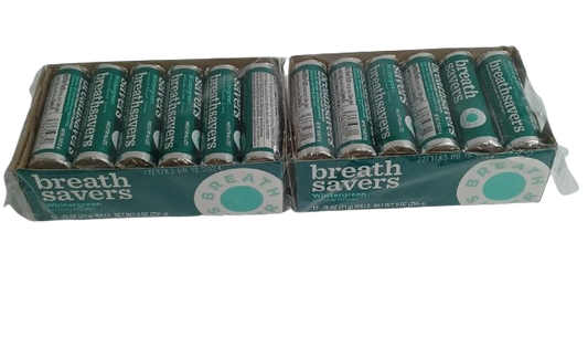 Breath Savers Wintergreen 2/12ct