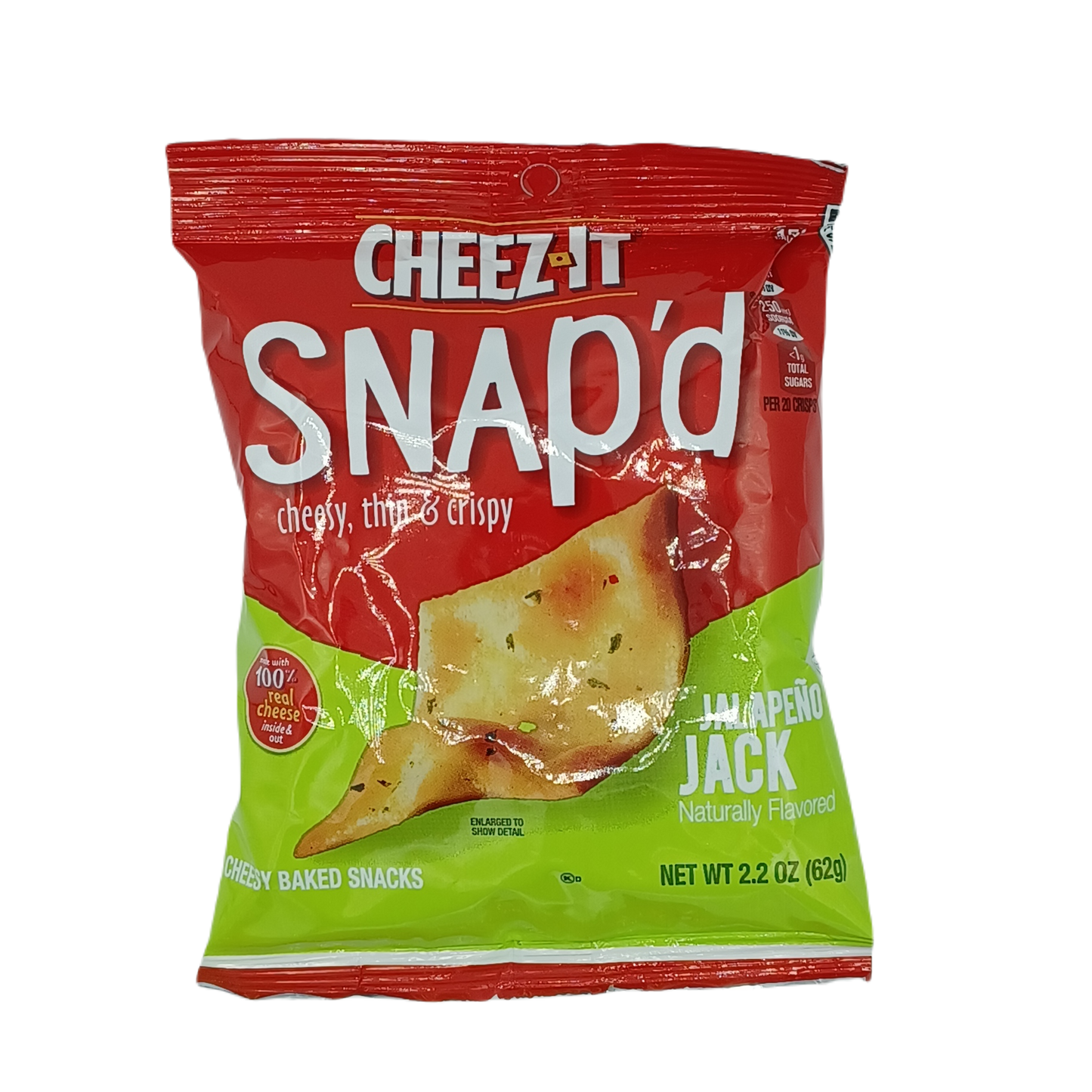 Cheezit Snap'd Jalapeno 2.2oz