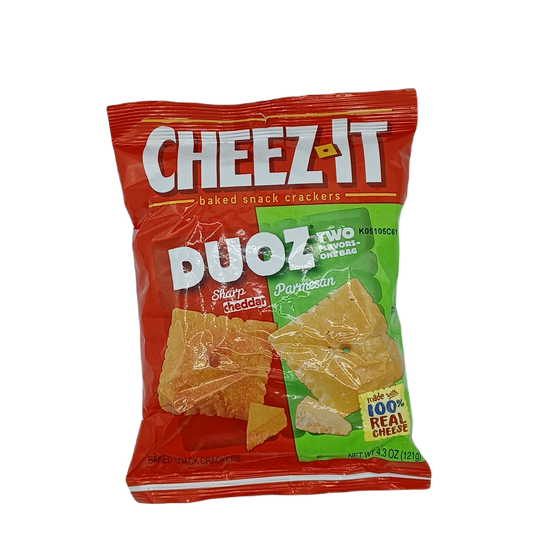 Cheezit Duos cheddar & parmesan 4.3oz