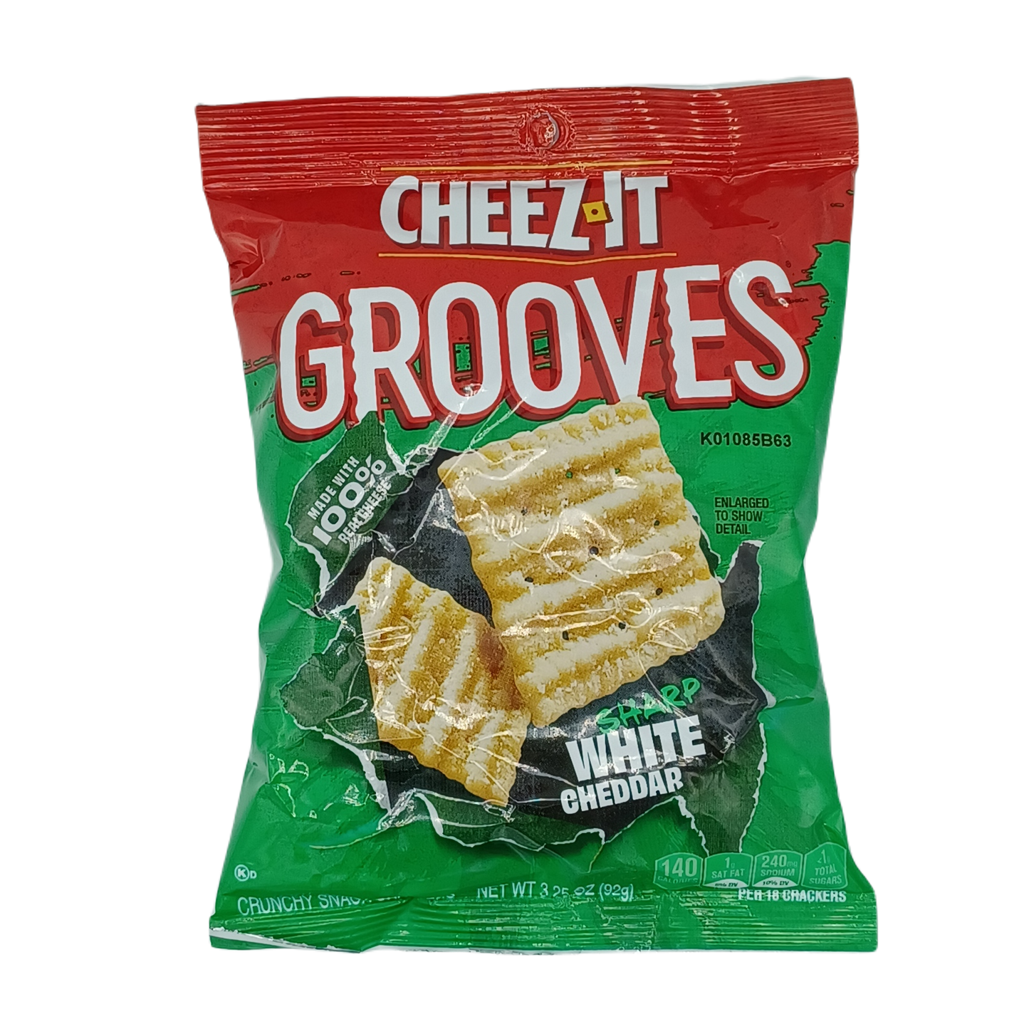 Cheezit Grooves White Cheddar 3.25oz