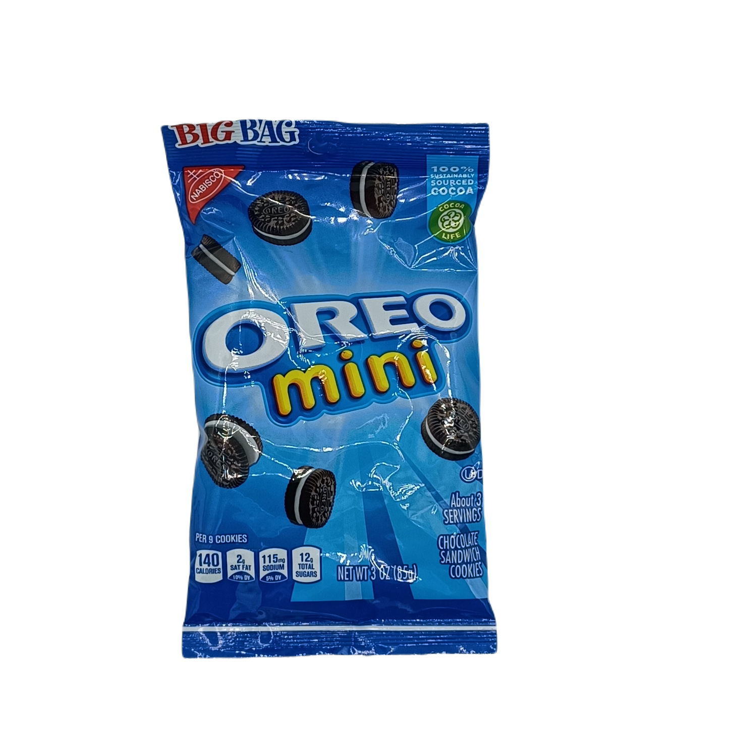 Oreo Mini Choc Cookies 3oz PEG