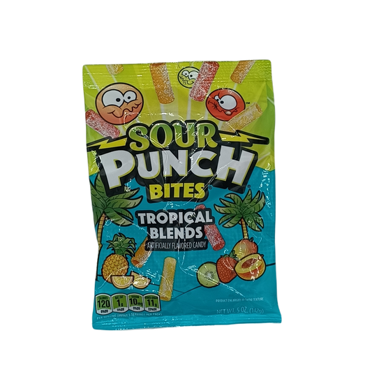 Sour Punch Bites Tropical Blends 5oz