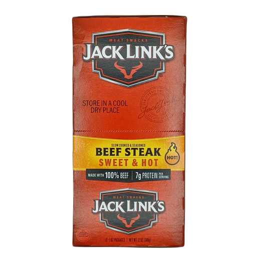 Jack Links Sweet & Hot Beef Steak 1oz/12ct