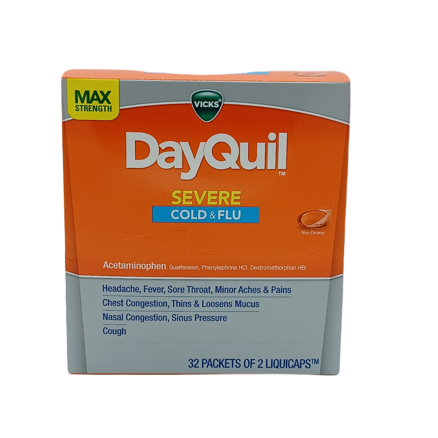 DayQuil Severe Cold & Flu 2pk/32ct