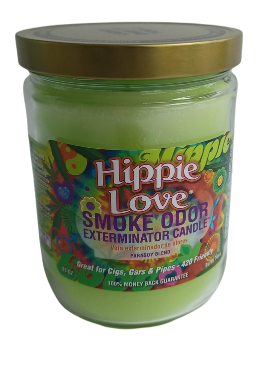 Smoke Odor Hippie Love Candle 13oz