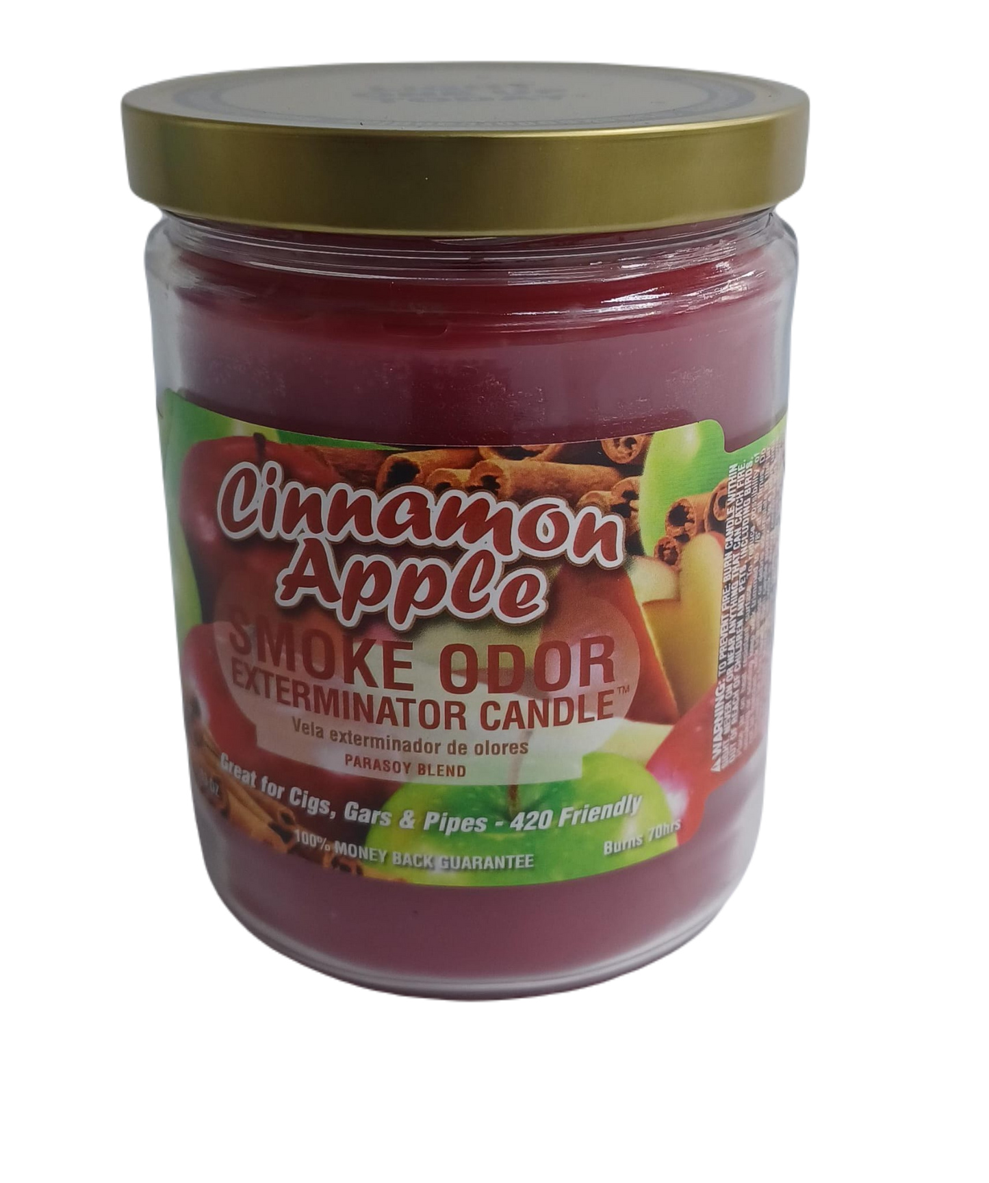 Smoke Odor Cinnamon Apple Candle 13oz