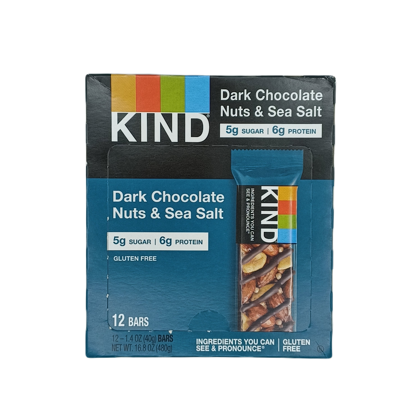 Kind Dark Choc nuts & Sea Salt 1.4oz/12ct