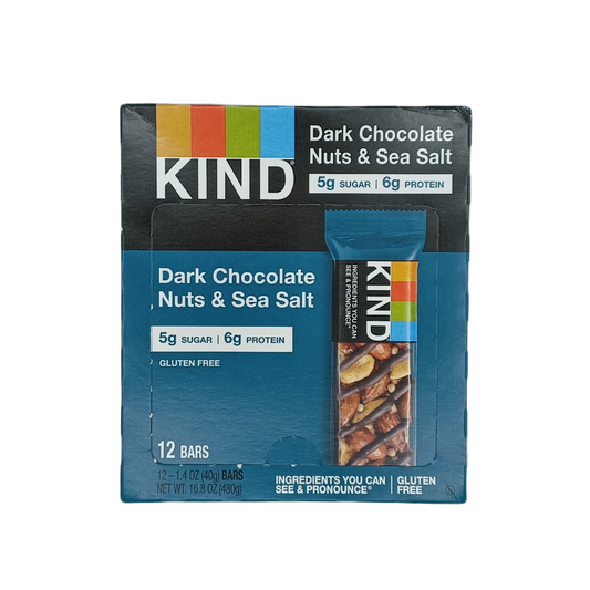 Kind Dark Choc nuts & Sea Salt 1.4oz/12ct