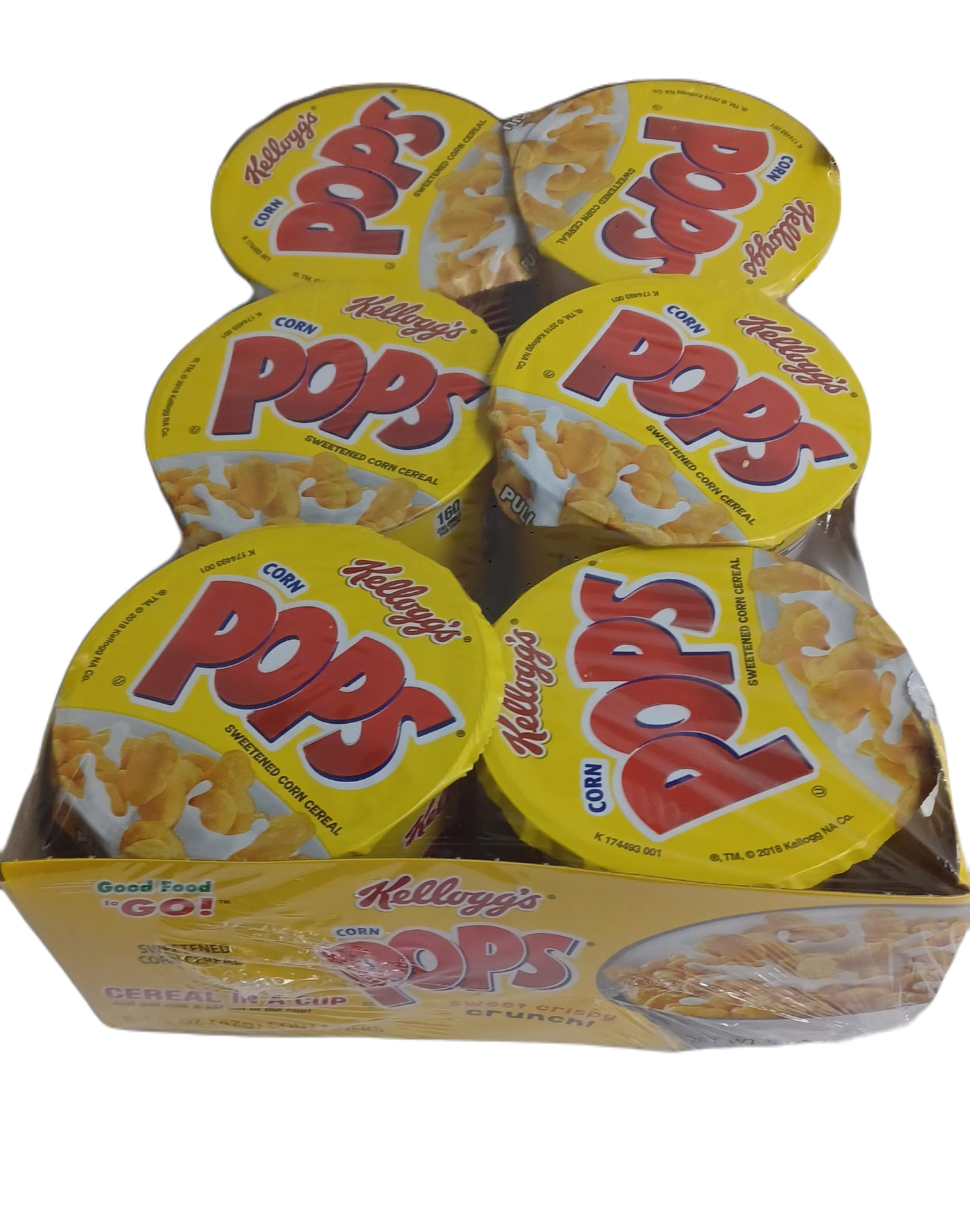 Kellogg's Pops Corn Cereal 1.5oz/6ct