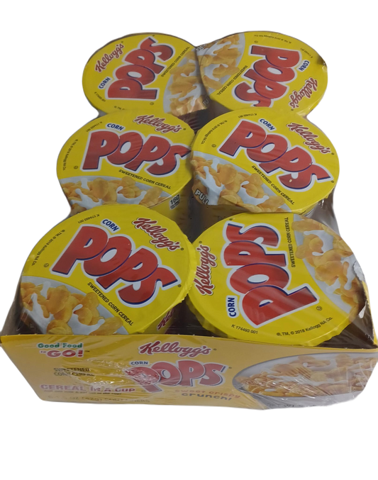 Kellogg's Pops Corn Cereal 1.5oz/6ct