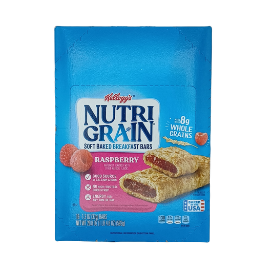 Nutri Grain Raspberry 1.3oz/16ct