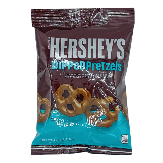 Hershey's Dipped Pretzels Milk Chocolate 4.25oz