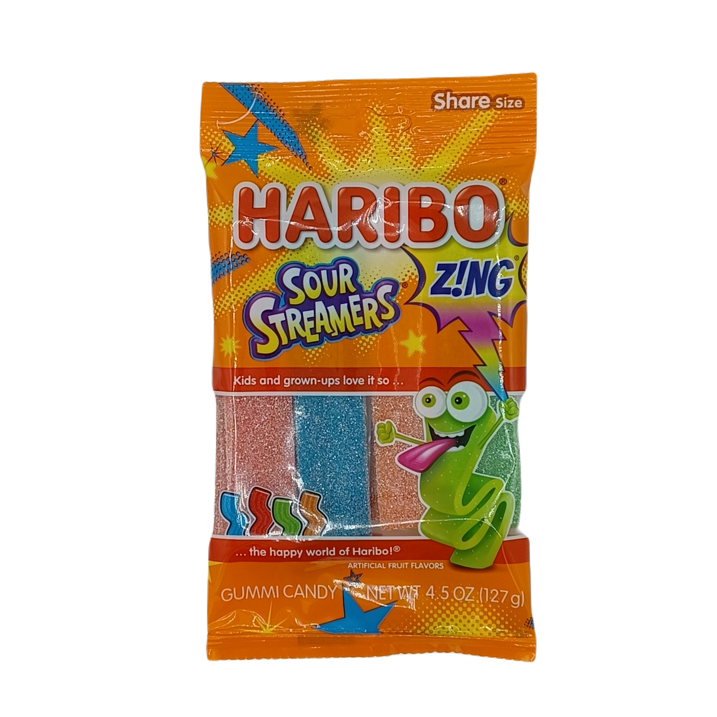 Haribo Sour Streamers SS 4.5oz