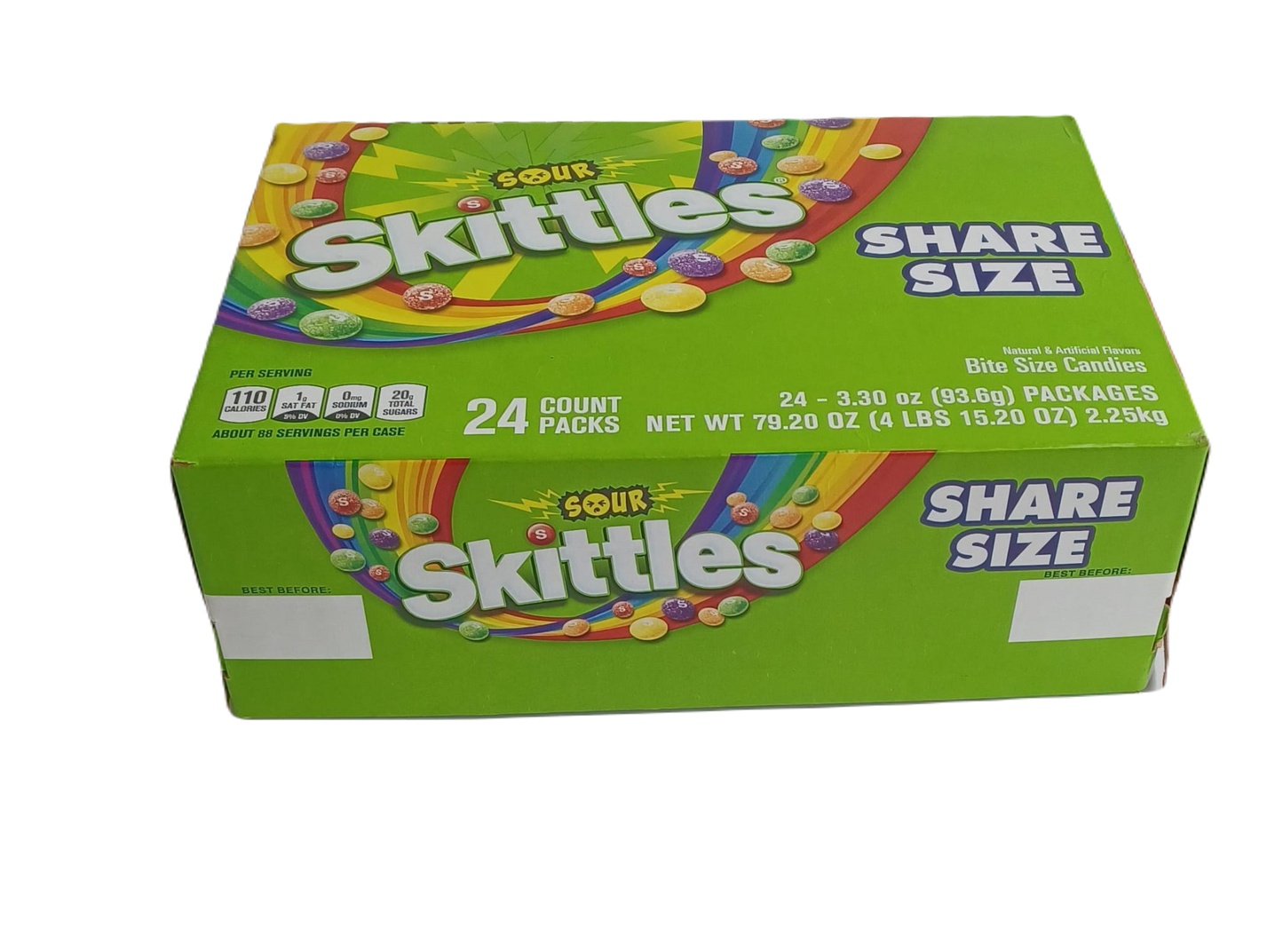 Skittles Sour SS 3.30OZ/24ct