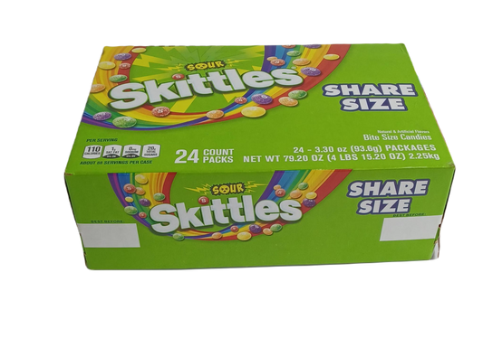 Skittles Sour SS 3.30OZ/24ct