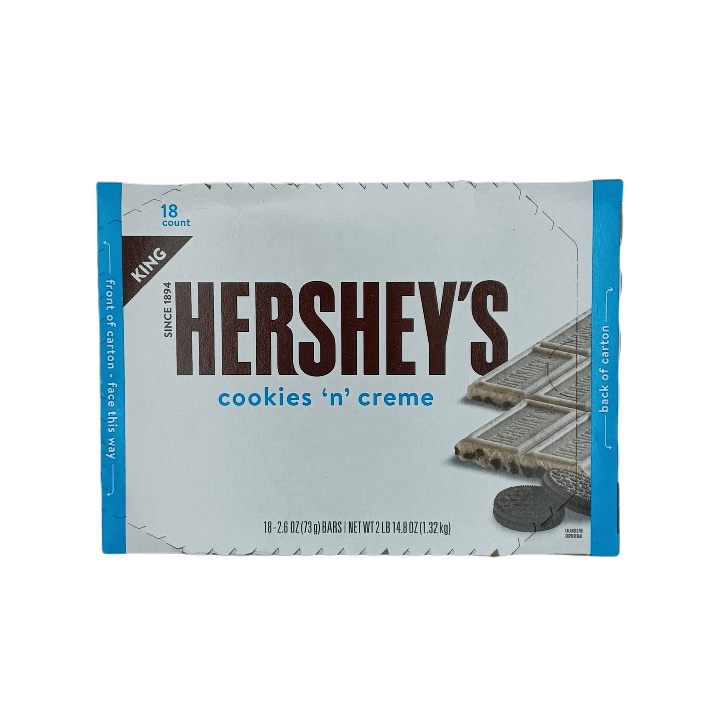 Hershey's Cookies n Creme KS 2.6oz/18ct