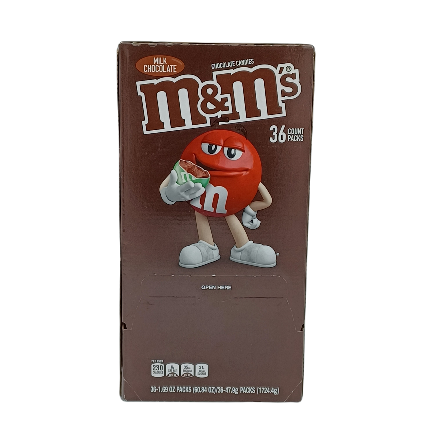 M&M's Milk Choc 1.69oz/36ct