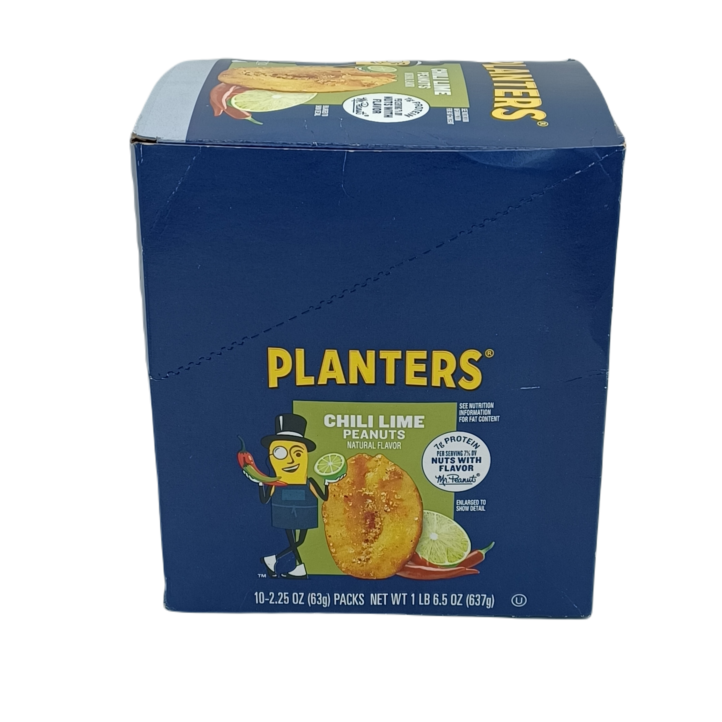 Planters Pnuts Chili Lime 2.25oz/10ct