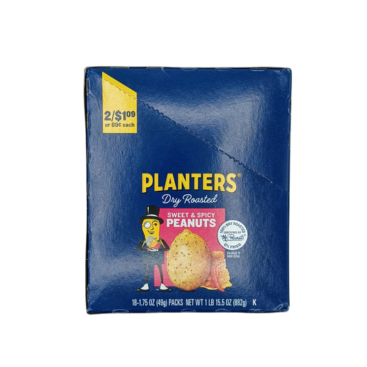 Planters Pnuts Swt & Spicy 1.75oz/18ct