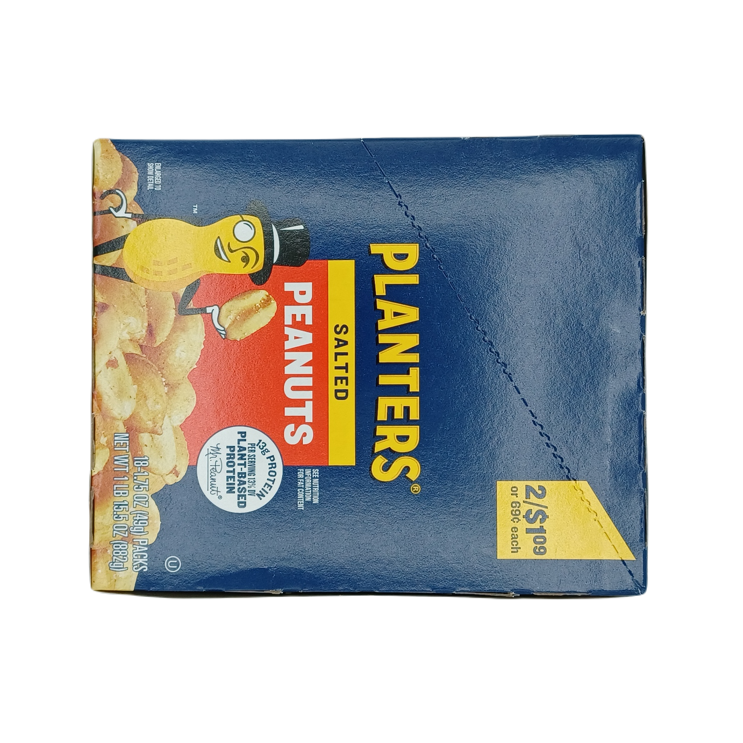 Planters Pnuts Salted 1.75oz/18ct