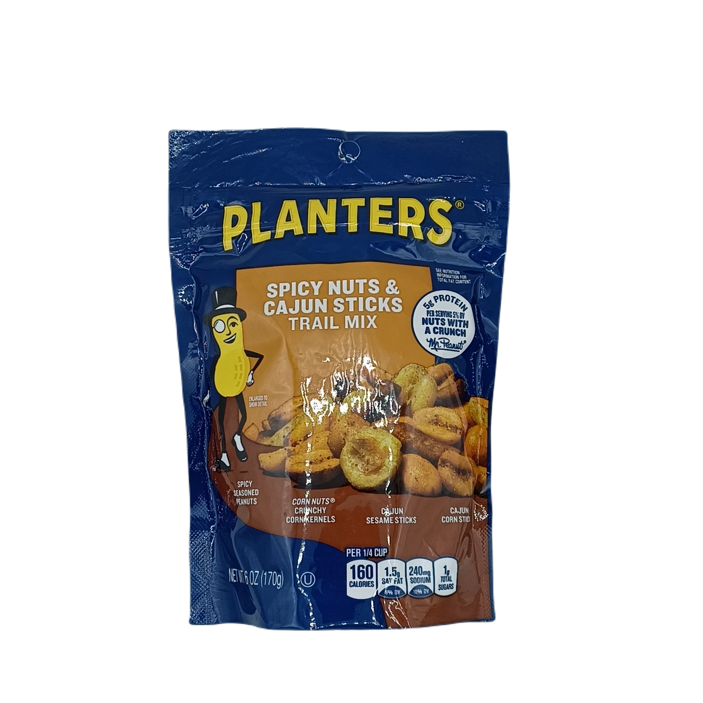 Planters Trl mix Nuts & Cajun Sticks 6oz