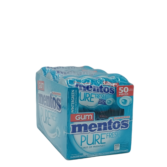 Mentos Gum Wintergreen 50/6ct