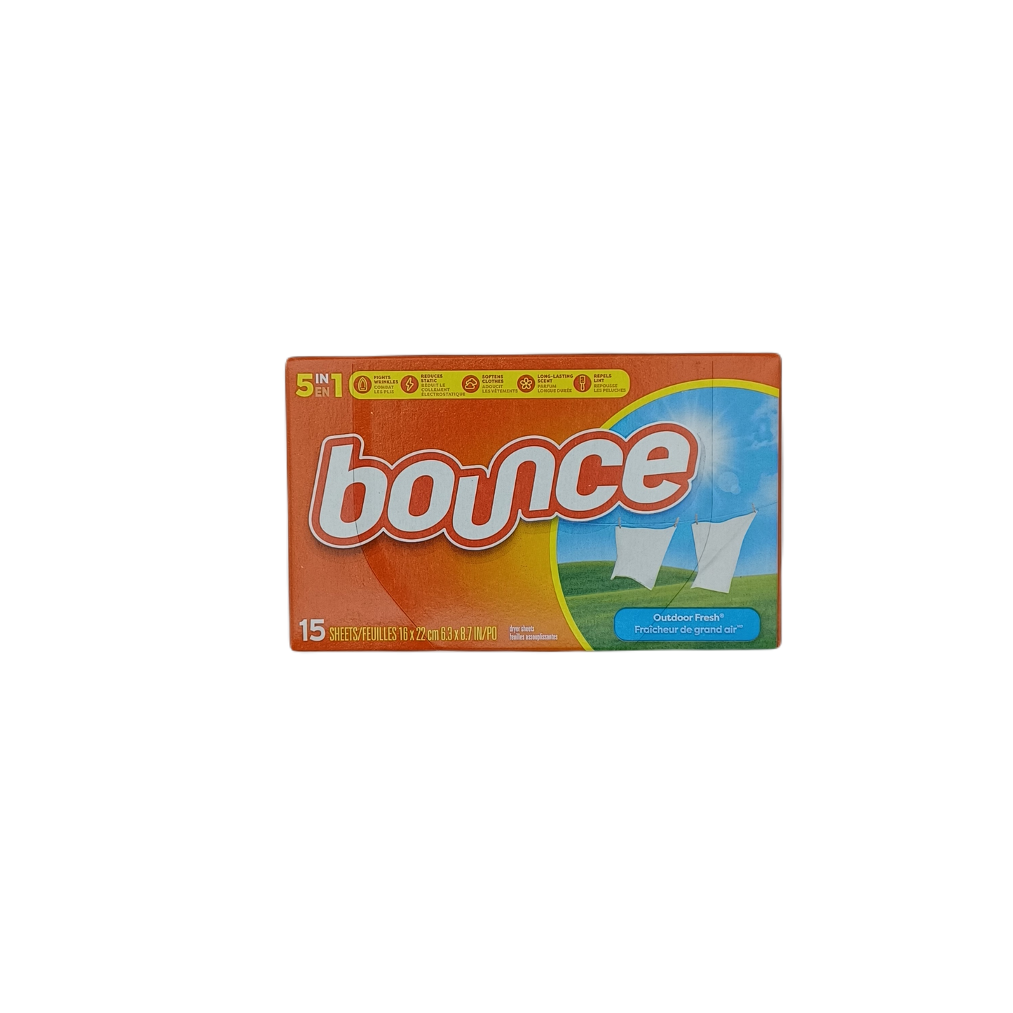 Bounce dryer sheets 15ct