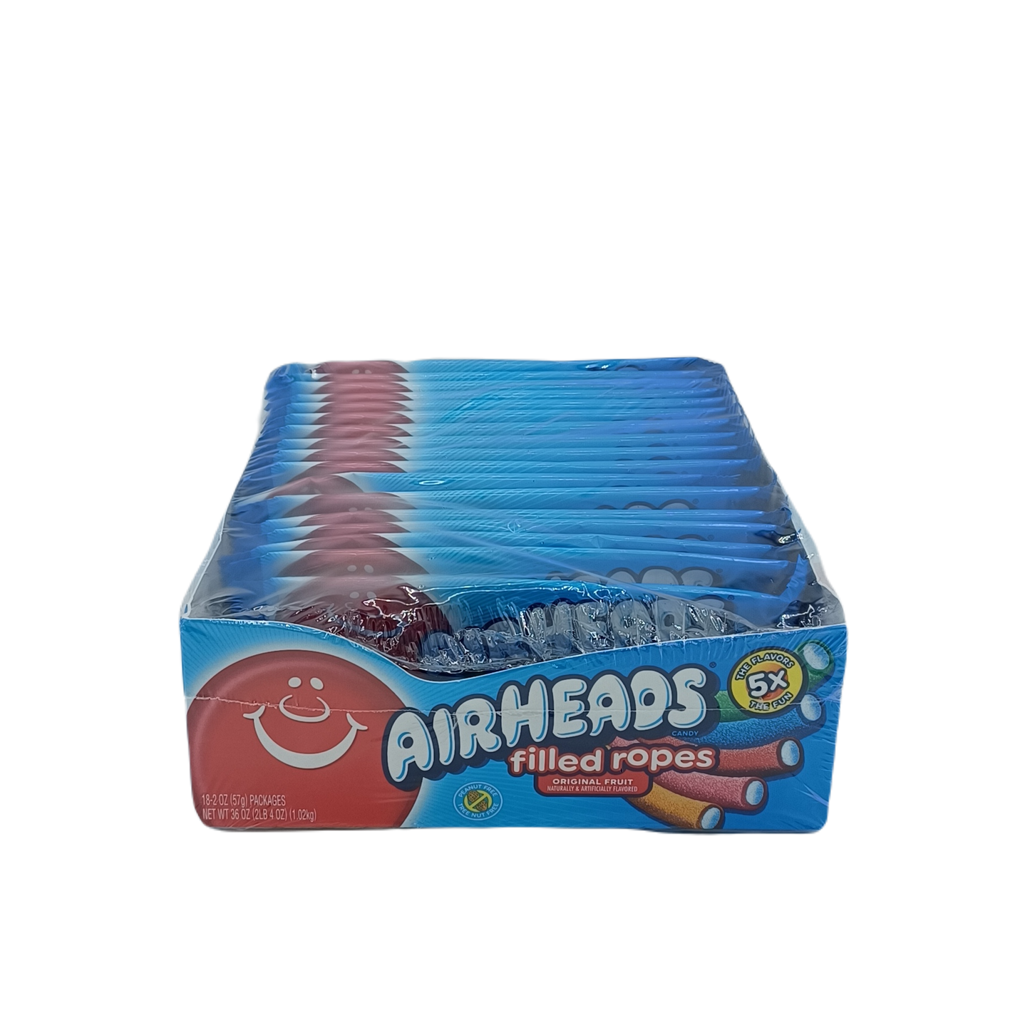 AirHeads Ropes Org Frut 2oz/18ct