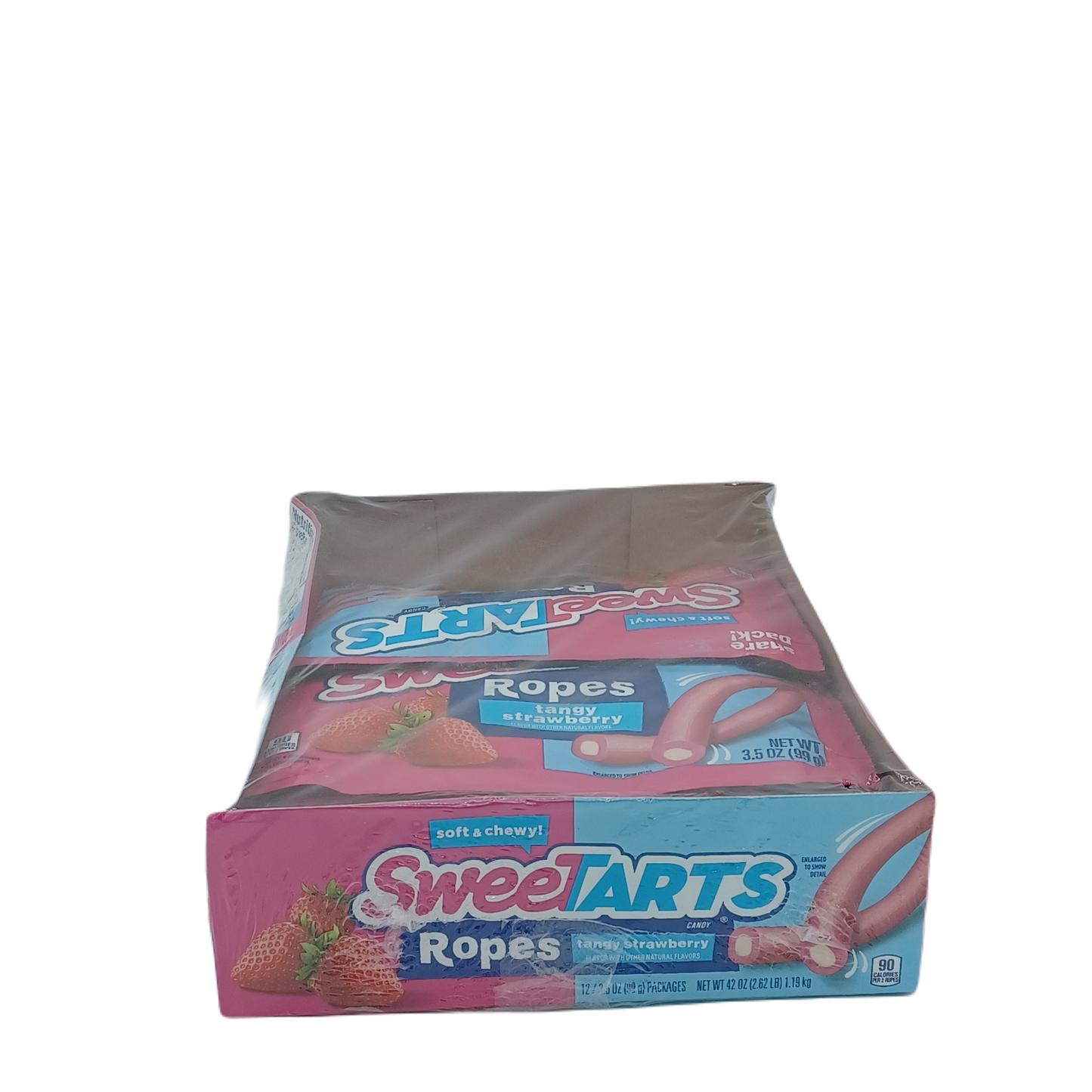 SweetTarts Rope Tangy Strawberry 3.5oz/12ct