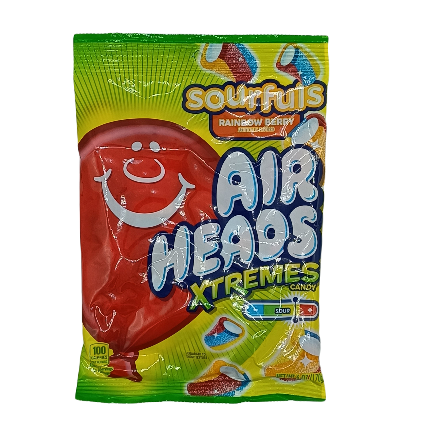 Airheads Xtreme Sourfuls Rainbow Berry 6oz