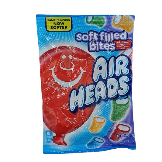 Airheads Sft filled bites Org Fruit 6oz