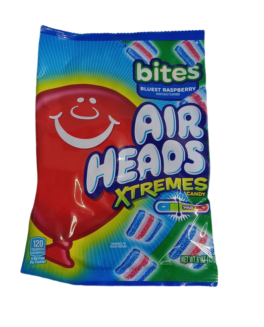 Airheads Bites Blust Raspb 6oz