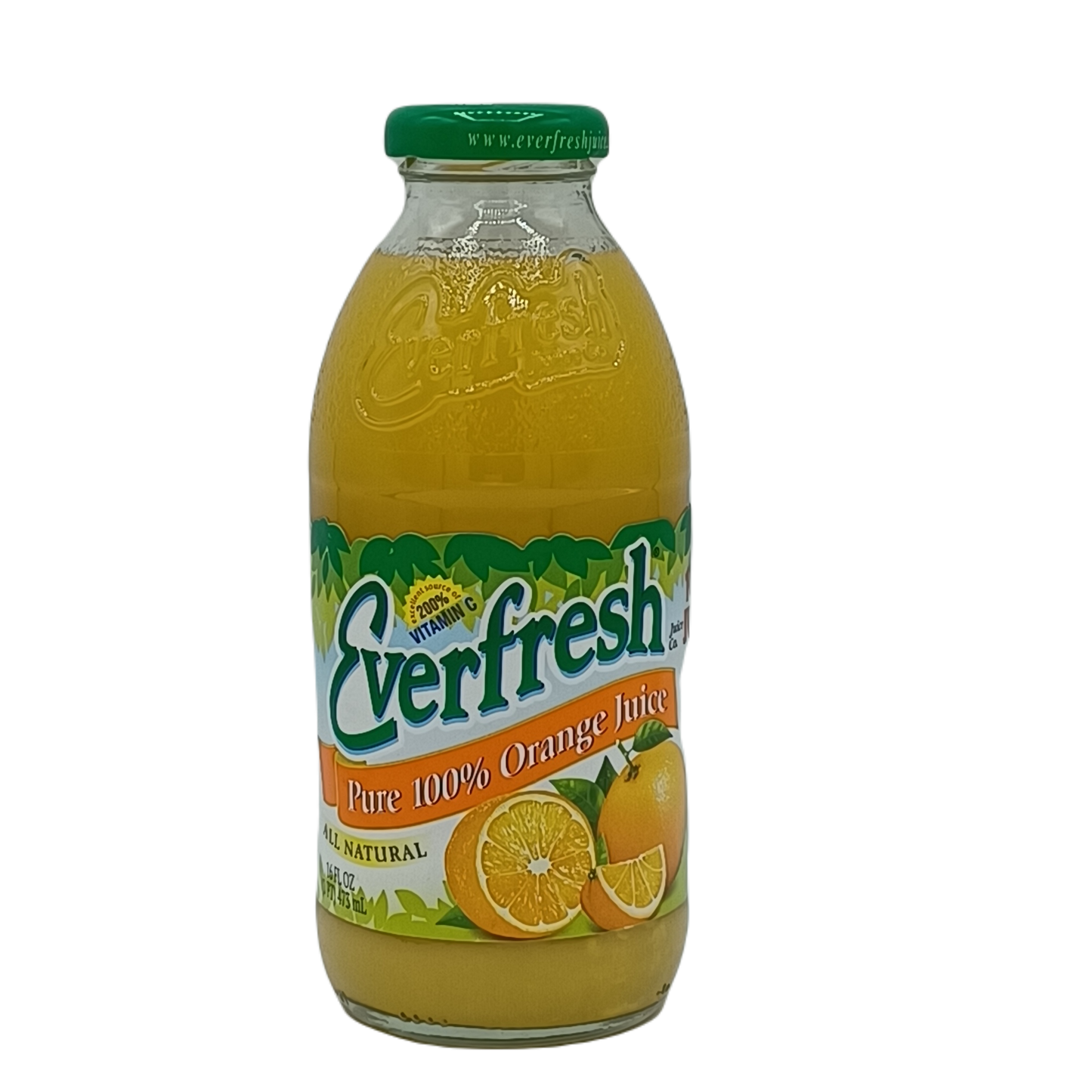 Everfresh orange juice16oz/12c