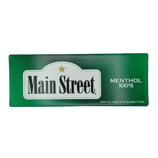 Main Street Menthol 100's Soft 10/20pk