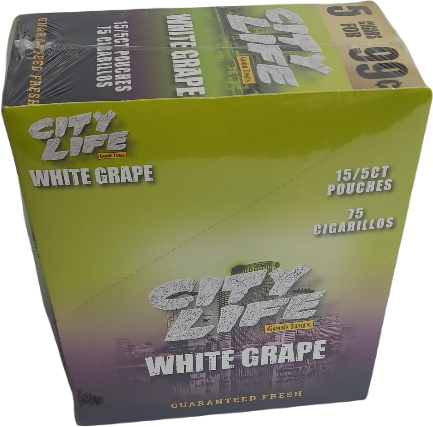 City Life White Grape 5/.99c 15/5pk