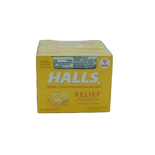 Halls Relief Hny Lemon 9/20ct