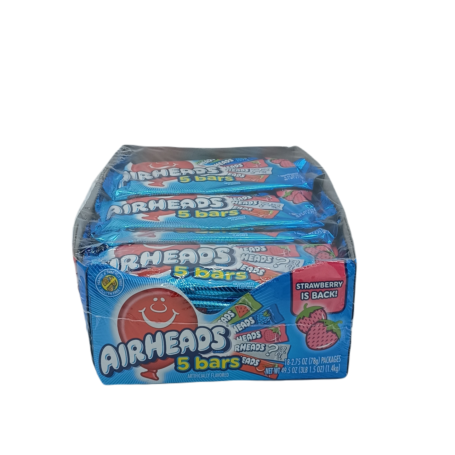 Airheads 5 Bars 2.75oz/18ct