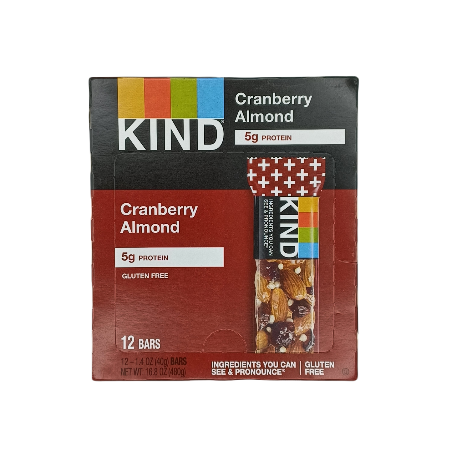 Kind Cranbry Almond 1.4oz/12ct