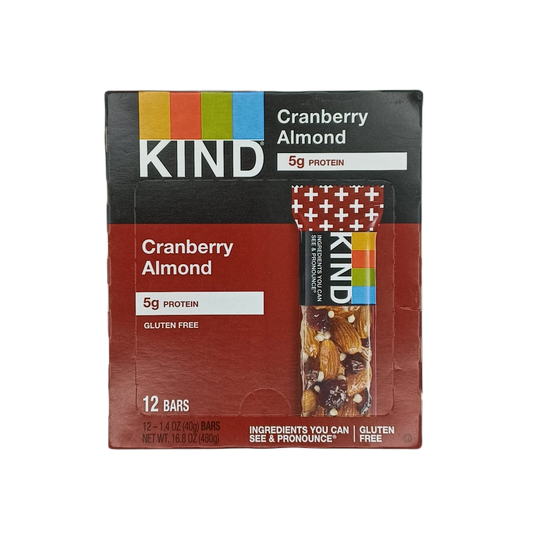 Kind Cranbry Almond 1.4oz/12ct