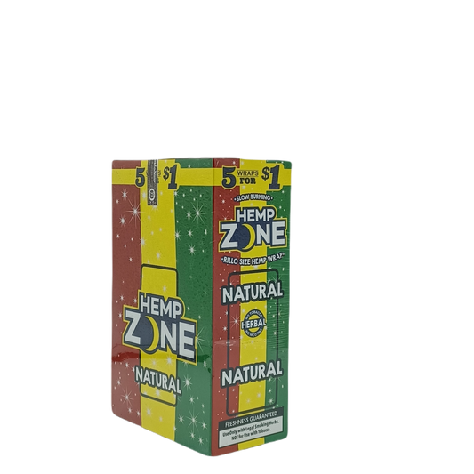 Hemp Zone Natural 5/$1 15/5ct