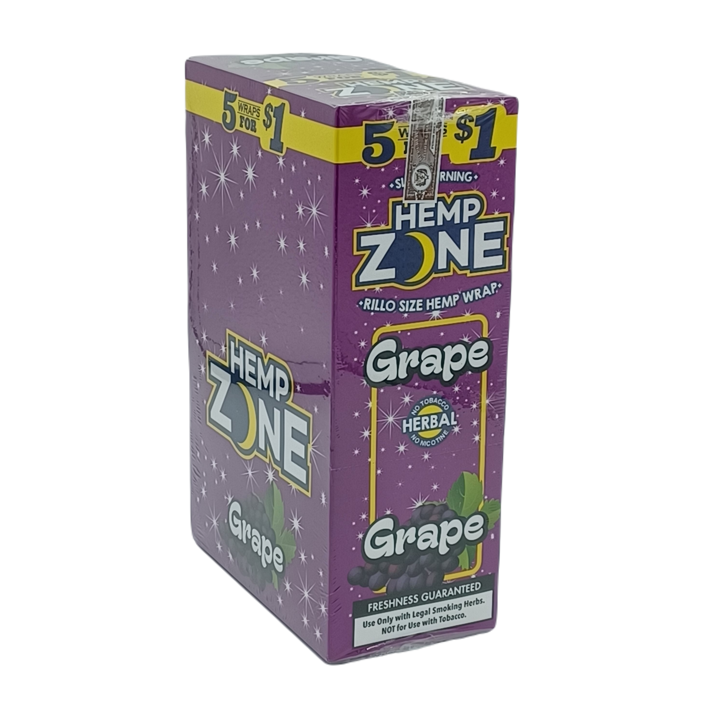 Hemp Zone Grape 5/$1 15/5ct