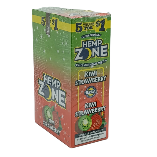 Hemp Zone KiwiStrw 5/$1 15/5ct