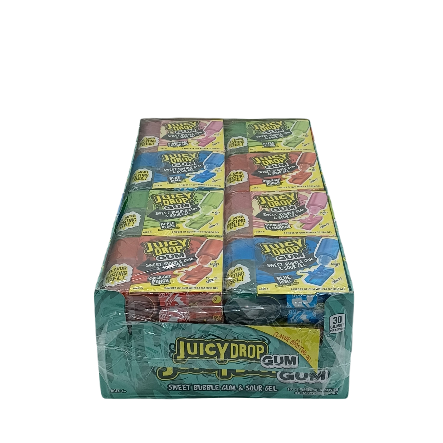 Juicy Drop Gum Ast 0.8oz/16ct